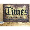 Image 1 : TIMES NEWSPAPER SST SIGN - 5 x 7in