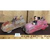 Image 1 : LOT OF 2 - ANTIQUE DISNEY TOY CARS - SUN RUBBER COMPANY & VICEROY