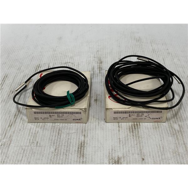 (2) SUNX # GS-3S Cables