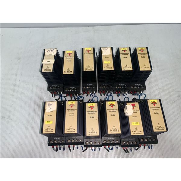 Lot of (12) Carlo Gavazzi #VDE 0660 Semiconductor Contactors 230v 30A