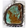 Image 3 : Navajo Sterling & Nevada Green Turquoise Earrings