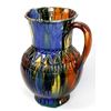 Image 1 : Large Mexican Drip Ware Pottery Pitcher