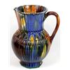 Image 3 : Large Mexican Drip Ware Pottery Pitcher