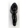 Image 8 : Zuni Carved Jet Otter Fetish by Herbert Halate