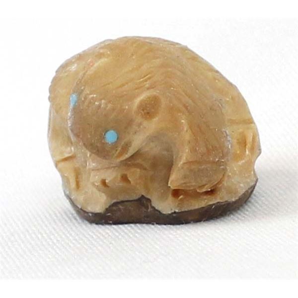 Zuni Tagua Nut Beaver Fetish by Alvert Lamy