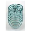 Image 3 : Blue Art Glass Nautilus Shell Vase
