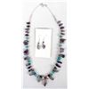 Image 1 : Quail Ridge Studios Amethyst & Turquoise Necklace