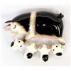 Image 1 : Hand Painted Ceramic Sow Pig & Piglets