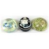 Image 1 : 3 Blown Glass Paperweights