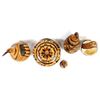 Image 9 : 5 South American Peruvian Carved Gourds
