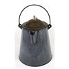 Image 5 : Antique Gray Graniteware Lidded Coffee Pot