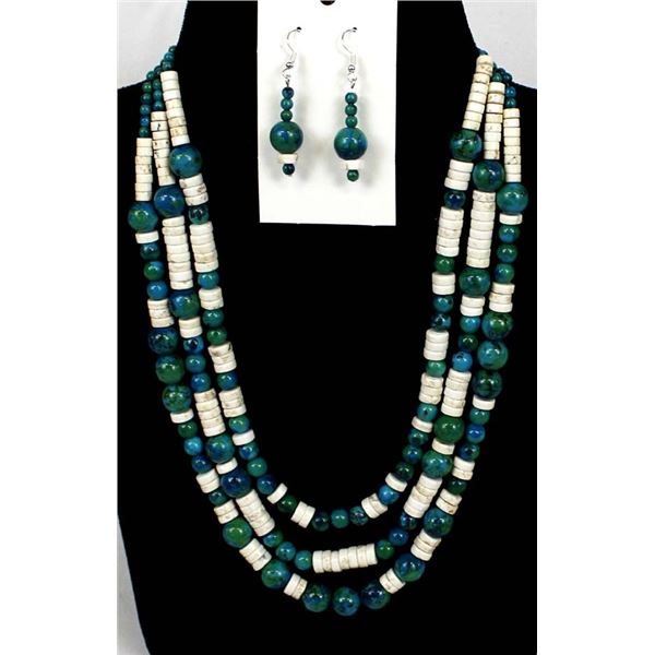 Quail Ridge Studios Azurite & Turquoise Necklace