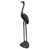 Image 1 : Large Cast Metal Sandhill Crane Statue