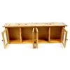 Image 2 : Hand Painted 4 Door Wood Display Case