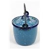 Image 3 : Vintage Blue & White Splatter Graniteware Pot