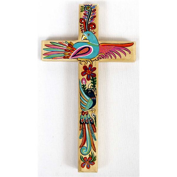 Hand Crafted Wood Cross by M & A Roldan Flores