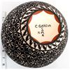 Image 11 : 1990 Acoma Eye Dazzler Pottery Bowl by C. Garcia