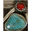 Image 2 : Vintage Native American Sterling Turquoise Buckle