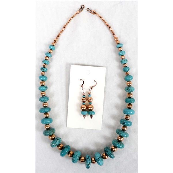 Quail Ridge Studios Kingman Turquoise Necklace