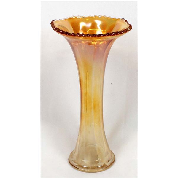 Vintage Carnival Glass Trumpet Vase