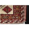Image 2 : 100% handmade Iranian Sayav carpet runner with multiple medallions, cream background and highlights 