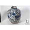 Image 3 : Blue and white "Kirin Beast" jar, purportedly early 20th century, 6 1/2" in height