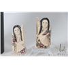 Image 2 : Two vintage carved ivory figures, each 2" in height