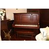 Image 2 : Antique quarter cut oak upright grand piano made by Steger & Sons, Chicago plus a non-matching flip 