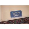 Image 2 : La-Z-boy overstuffed, paisley upholstered reclining chair with button tufted back and matching ottom