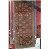 Image 1 : 100% handmade Iranian Aservayjan carpet runner with overall geometric design and highlights of red, 