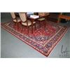 Image 1 : Large 100% handmade Iranian wool Tabriz area carpet with center medallion, overall floral design, re