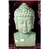 Image 2 : Glazed ceramic Buddha 15" in height with Chinese wood alter