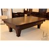 Image 1 : Nine foot Ventura by Brunswick pool table with leather pockets and four pieces custom made topper to