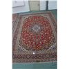 Image 1 : Large 100% handmade Iranian wool Ardakan area carpet with center medallion, multiple borders, overal