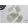 Image 2 : Five "Hoten" celadon white jade pendants, purportedly mid 20th century
