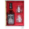 Image 2 : Jack Daniel's Tennessee Sour Mash Whiskey 750 ml / 40% ABV in collector's tin with two Jack Daniel's