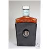 Image 1 : Jack Daniel's Monogram Tennessee Whiskey 750ml /94 proof with silver ribbed cap and black leather sl