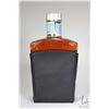 Image 2 : Jack Daniel's Monogram Tennessee Whiskey 750ml /94 proof with silver ribbed cap and black leather sl