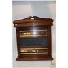 Image 1 : Mahogany "20th Century World of Billards" snooker / billiards wall mount score board