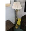 Image 1 : Pair of modern floor standing Tri-lights with shades