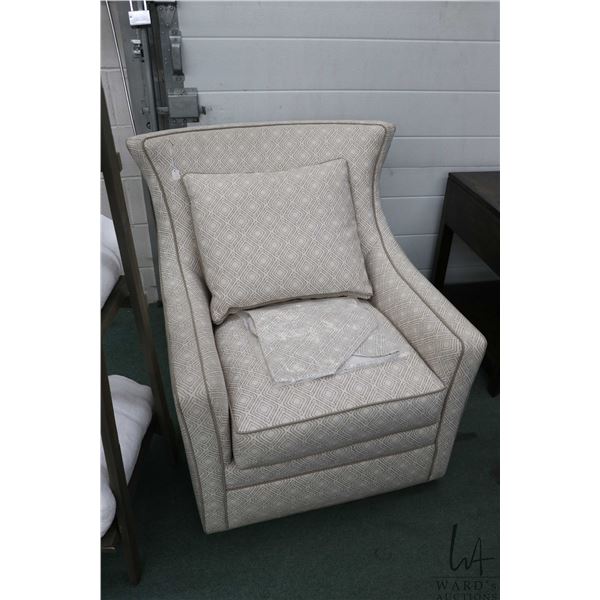 jessica charles brand swiveling modern parlour chair