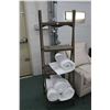 Image 1 : Health Line Massage Products folding massage table plus a three tier etagere, needs tlc and four Tur