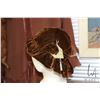 Image 2 : Vintage 1920's era dress, velvet cloche hat and fur stole