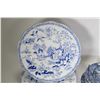 Image 2 : Eight Royal Albert "Mikado" dinner plates and a selection Ridgeway Ironstone "Meadow Sweet" blue and