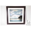 Image 2 : Four framed sunrise / sunset coastal shore photographic prints