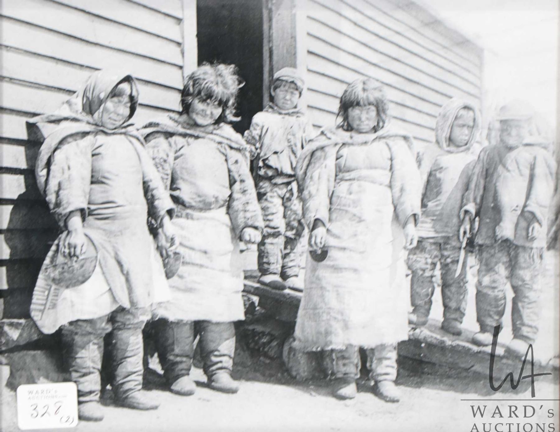 Two framed early 1900's Inuit photographs by A.A. Chesterfield ...