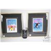 Image 1 : Two framed Ted Harrison Yukon theme prints
