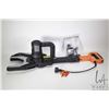 Image 1 : Worx brand electric jaw saw with accessories including oil, oil dispenser, wrench and manual, workin