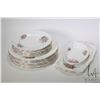 Image 1 : Selection of Royal Albert " Lily of the Valley" china dinnerware including seven each of dinner plat