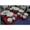 Image 1 : Rosenthal bone china dinnerware including twelve each of dinner plates, side plates, bread and butte